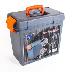 DPT, Hunting Gear Box, Plastic Tool Box, Gray, Size 39*34 Cm