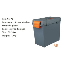 DPT, Hunting Gear Box, Plastic Tool Box, Gray, Size 39*34 Cm