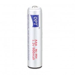 DPT, Rechargeable Flashlight Battery with a Capacity of 900 milliampere-hour., Gray, capacity 900 ml Ampere