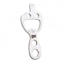 DPT, Stainless Steel Multi-Function Key, Silver