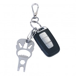 DPT, Stainless Steel Multi-Function Key, Silver