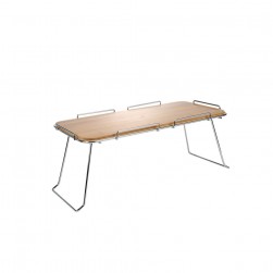 ALSANIDI, Multi-Purpose Foldable Table, Foldable Table for Outdoor and Home Gardens, Beige, Size 28*45 Cm