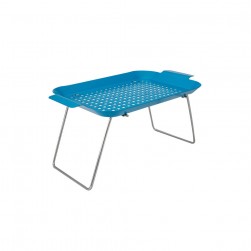 ALSANIDI, Galvanized iron utensiL drying table, Drying Rack, Turquoise, Size 50*30 Cm