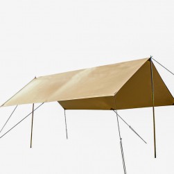 DPT, Cotton Road Trip Camping Tent

, Portable Car Umbrella

, Beige, Size 292*400*185 Cm