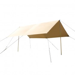 DPT, Cotton Road Trip Camping Tent

, Portable Car Umbrella

, Beige, Size 292*500*185 Cm