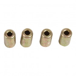 ALSANIDI, 4 small copper compression fittings, Gold, Set 4 pcs