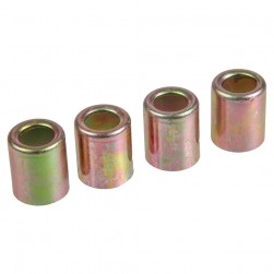 ALSANIDI, 4 large copper compression fittings, Gold, Set 4 pcs