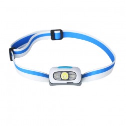 ALSANIDI, LED Headlamp for Camping, Handheld Flashlight, Gray*White, 1800 ml Ampere