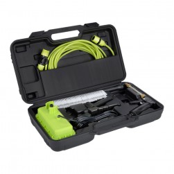 ALSANIDI, Portable High-Pressure Car Wash Kit, Car Exterior Cleaning Kit, Green, Size 50*30*14 Cm7-9 Par