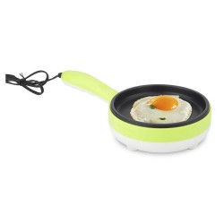 ALSANIDI, Electric Frying Pan, Travel Electric Frying Pan on the Car's lighter, Green, Size 15*30 Cm