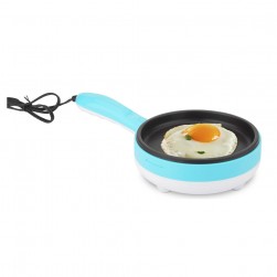 ALSANIDI, Electric Frying Pan, Travel Electric Frying Pan on the Car's lighter, Blue, Size 15*30 Cm