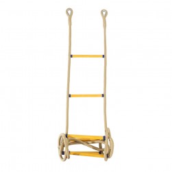 ALSANIDI, Flexible Ladder, Camping ladder, Sandy, Size 2.9 Metre load 1500 Gm