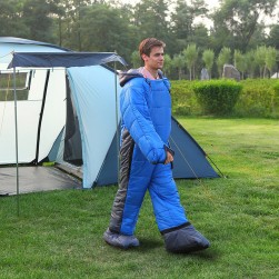 DPT, Sleeping Bag for trips, camping Sleeping bag, Blue, Size 65*190 Cm