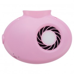 ALSANIDI, Portable Air Fan, Small Fan, Pink Light