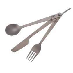 DPT, Trips spoons, Hiking Spoons, Gray, Set 3 pcs