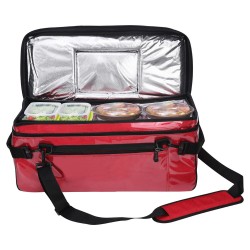 ALSANIDI, Food delivery bag, Delivery bag, Red, Size 56.5*25*25 Cm