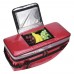 السنيدي، حقيبة توصيل الطعام، حقيبة توصيل الطلبات، احمر، مقاس 56.5*25*25 سم