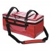 السنيدي، حقيبة توصيل الطعام، حقيبة توصيل الطلبات، احمر، مقاس 56.5*25*25 سم