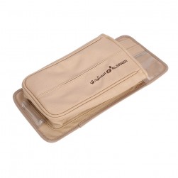 ALSANIDI, Sun shade organizer for car, Beige, Size 34.5*16*5Cm