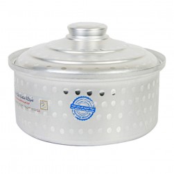 ALbadia, Aluminum cooking pot, Cooking pot, Silver, Size 16