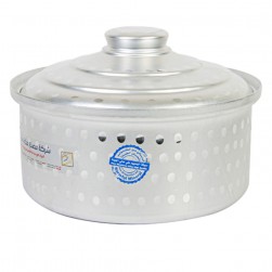 ALbadia, Aluminum cooking pot, Cooking pot, Silver, Size 18