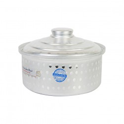 ALbadia, Aluminum cooking pot, Cooking pot, Silver, Size 20