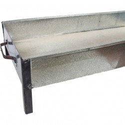 ALSANIDI, Charcoal grill for trips, Portable Charcoal Grill, Silver, Size 35*80 Cm