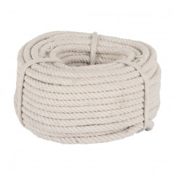 ALSANIDI, Pakistani cotton rope, Camping Rope, White, Thickness 10 mm