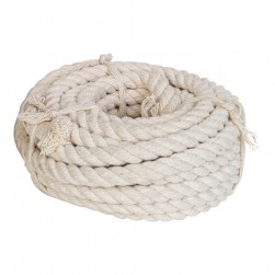 ALSANIDI, Pakistani cotton rope, Camping Rope, White, Thickness 12 mm