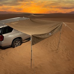 ALSANIDI, Car Portable side Canopy, Foldable car canopy, Sandy, Size 250*350 Cm