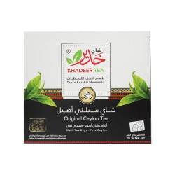 Khadeer, Sri Lankan tea, Khadeer Tea, Multicolored , Package 100 Bag