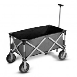 Kampa, Garden Cart and Wheelbarrow, Foldable Utility Cart, Gray, Size 47*89 Cm