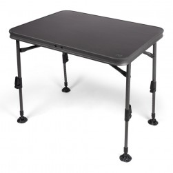 DOMETIC, Aluminum Adjustable Table, Foldable Table for Outdoor and Home Gardens, Black, Size 60*80*69 Cm