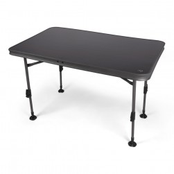 DOMETIC, Aluminum Adjustable Table, Foldable Table for Outdoor and Home Gardens, Black, Size 70*115*69 Cm