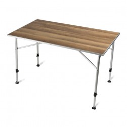 DOMETIC, Foldable Wooden Table, Foldable Table for Outdoor and Home Gardens, Woody, Size 120*72*6 Cm