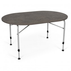 DOMETIC, Foldable Wooden Table, Foldable Table for Outdoor and Home Gardens, Olive Drab, Size140*90*72Cm