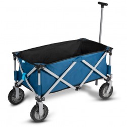 Kampa, Garden Cart and Wheelbarrow, Foldable Utility Cart, Blue, Size 47*89 Cm