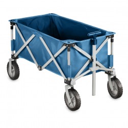 Kampa, Garden Cart and Wheelbarrow, Foldable Utility Cart, Blue, Size 47*89 Cm