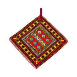 ALSANIDI, Hot pot holder, Red, Size 17*17Cm