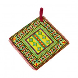 ALSANIDI, Hot pot holder, Yellow, Size 17*17Cm