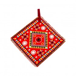 ALSANIDI, Hot pot holder, Red, Size 17*17Cm