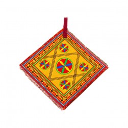 ALSANIDI, Hot pot holder, Orang, Size 17*17Cm