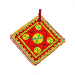 ALSANIDI, Hot pot holder, Red, Size 17*17Cm