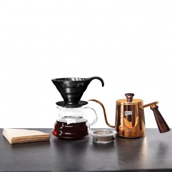 DPT, speciality coffee set, speciality coffee maker, Coppery, capacity 700ml + 600ml