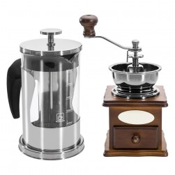 DPT, French press coffee machine, speciality coffee maker, Transparent , capacity 600 ml