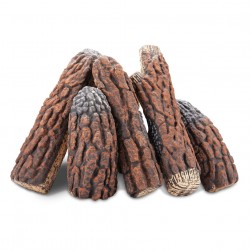 DPT, Artificial Firewood, Stove Firewood, Brown, Set 5 pcs Size 19-30.5 Cm Weight 5.5 Kg