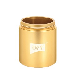 DPT, Aluminum coffee grinder, Small Coffee grinder for trips, Gold, capacity 30 Gm