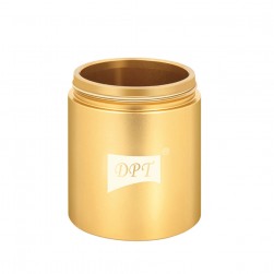 DPT, Aluminum coffee grinder, Small Coffee grinder for trips, Gold, capacity 30 Gm