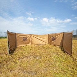 ALSANIDI, Outdoor windbreak for trips, Camping Curtain, Kaki, Size 125*800Cm