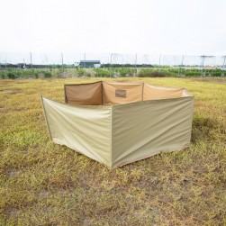 ALSANIDI, Outdoor windbreak for trips, Camping Curtain, Kaki, Size 125*1000Cm